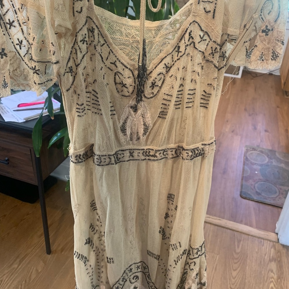 Free People Lacy Beaded Dress